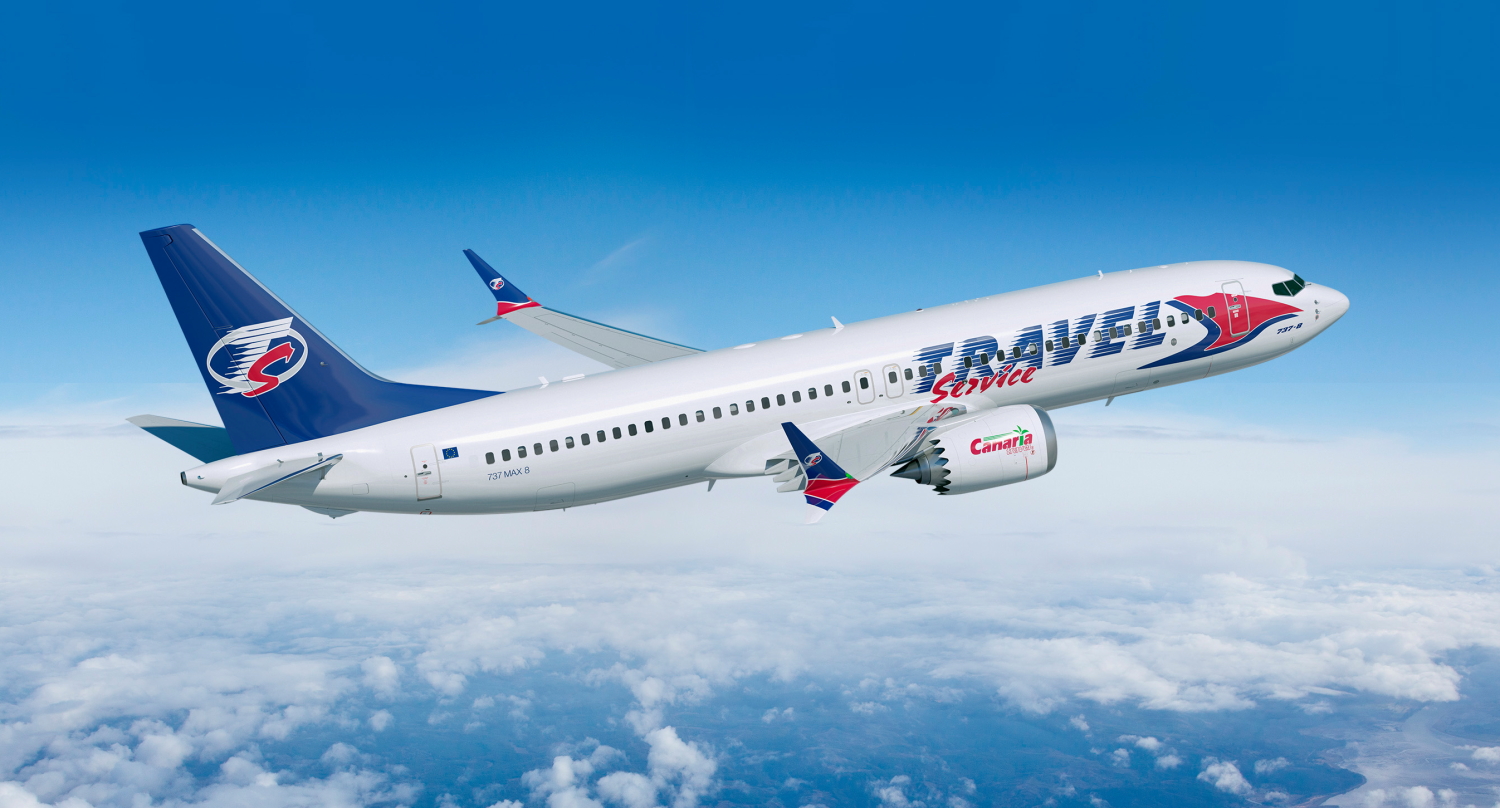 Travel Service Boeing 737-8 MAX