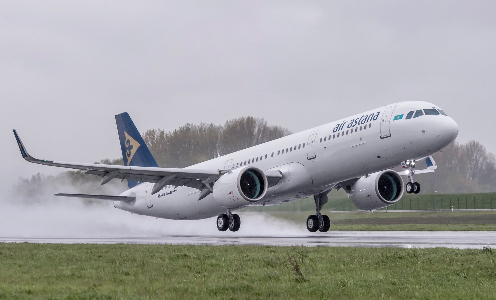 Air Astana A321neo. Click to enlarge.
