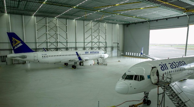 Air Astana Aviation Technical Centre. Click to enlarge.