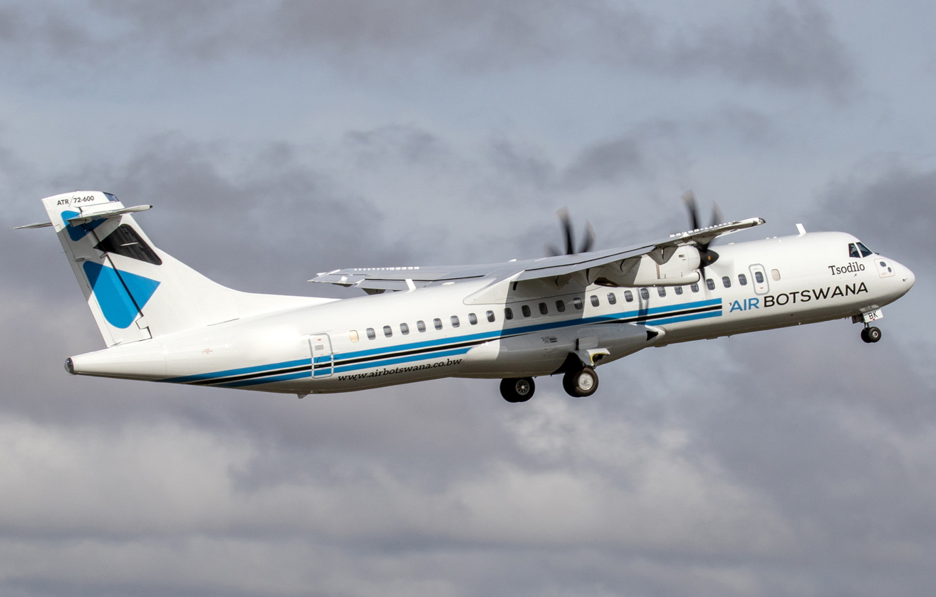 Air Botswana ATR 72-600. Click to enlarge.