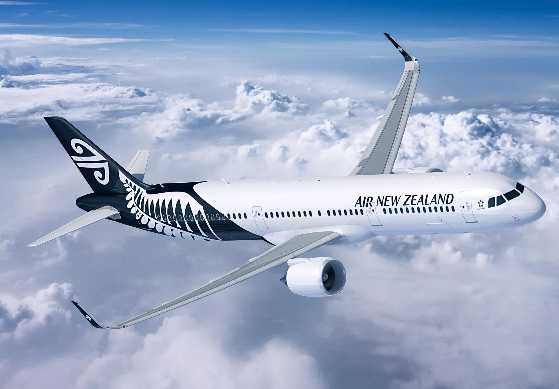 Air New Zealand Airbus A321neo. Click to enlarge.