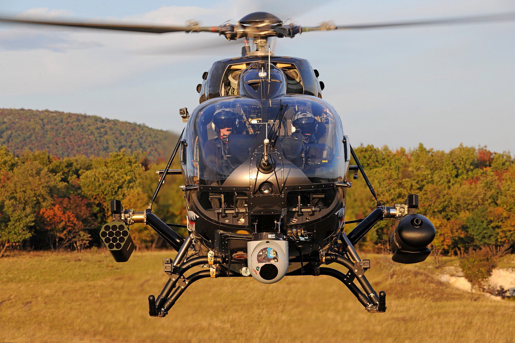 Airbus H145M with Hforce weapon system. Click to enlarge.