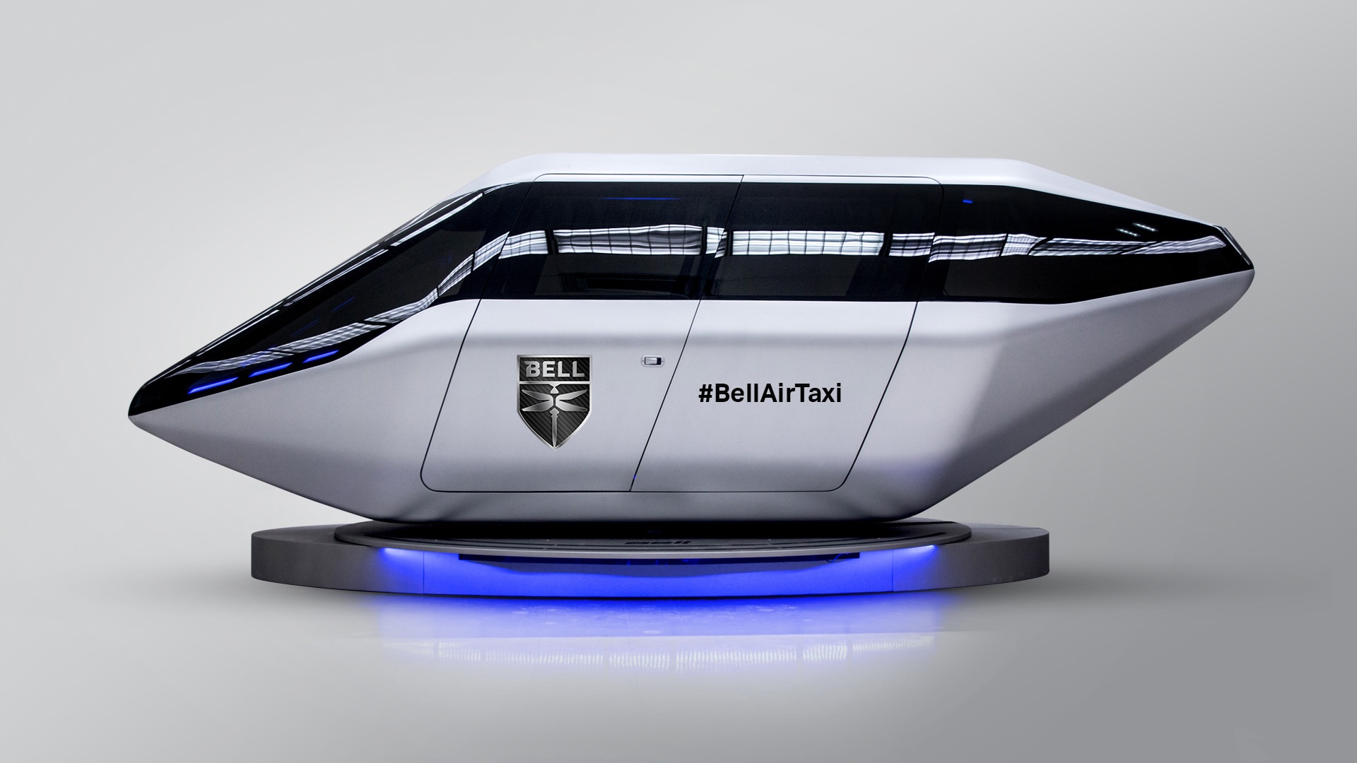 Vision of the future - a Bell Air Taxi. Click to enlarge.