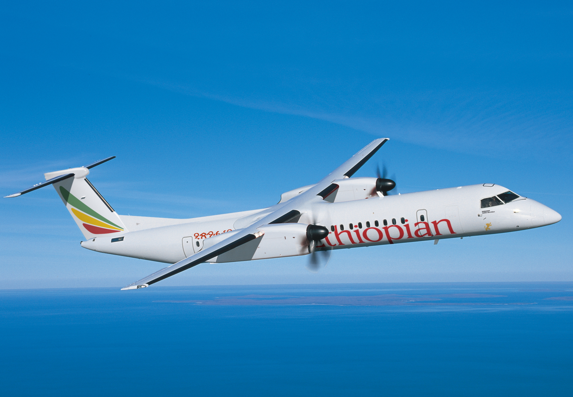 Ethiopian Airlines Q400. Click to enlarge.