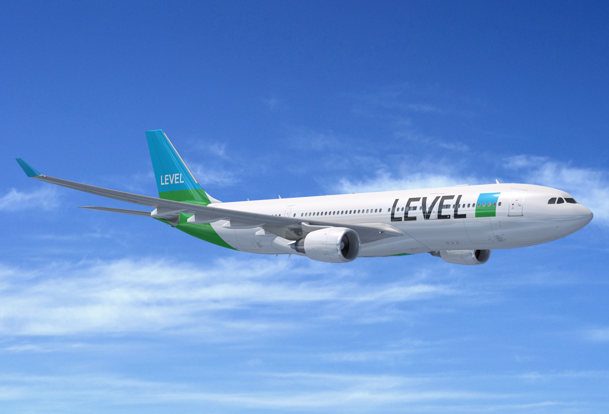 Level Airbus A330-200. Click to enlarge.