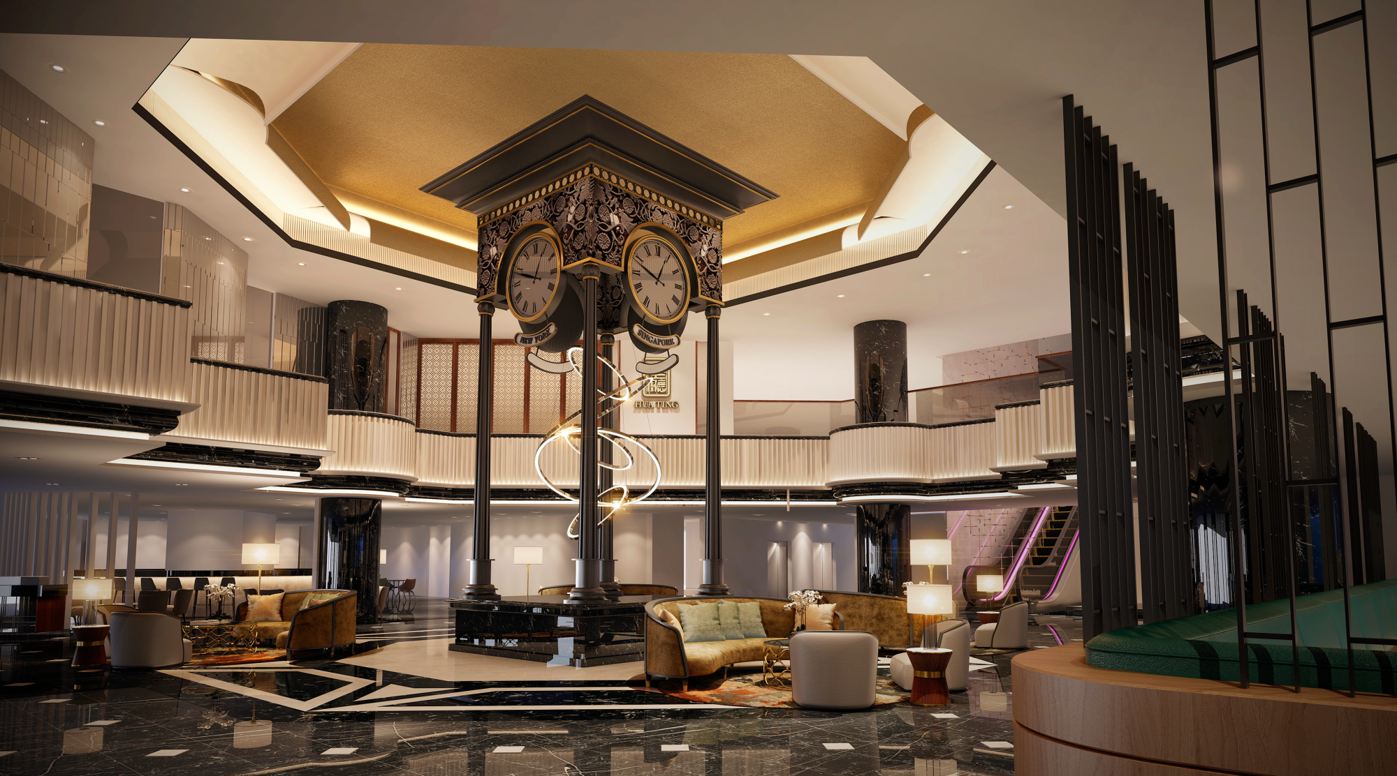 The refurbished lobby at Orchard Hotel Singapore may well look like this when it is completed. Click to enlarge.