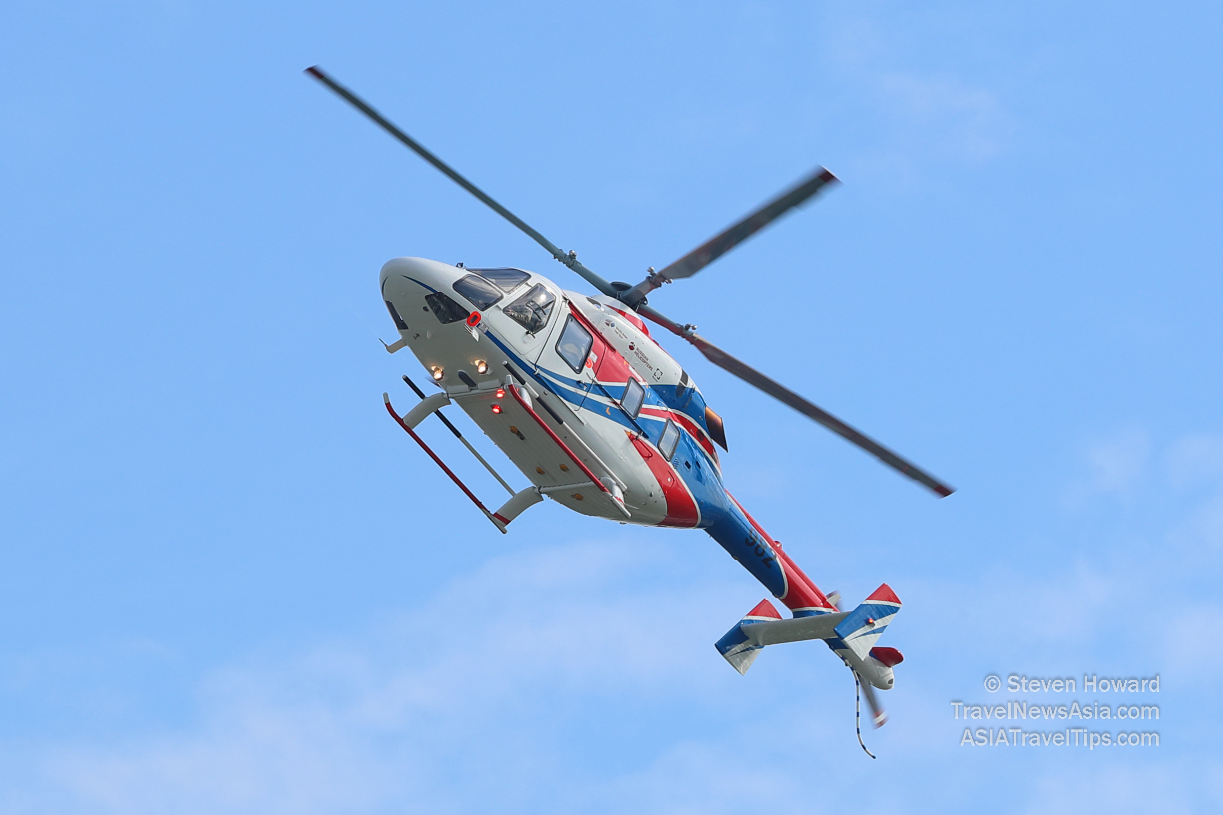 The versatile Ansat Helicopter performing in Malaysia. Picture by Steven Howard of TravelNewsAsia.com Click to enlarge.