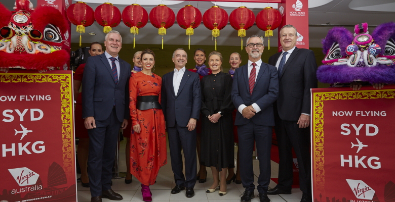 Virgin Australia has launched daily flights between Sydney and Hong Kong, the airline's second route to Hong Kong after Melbourne.. Click to enlarge.