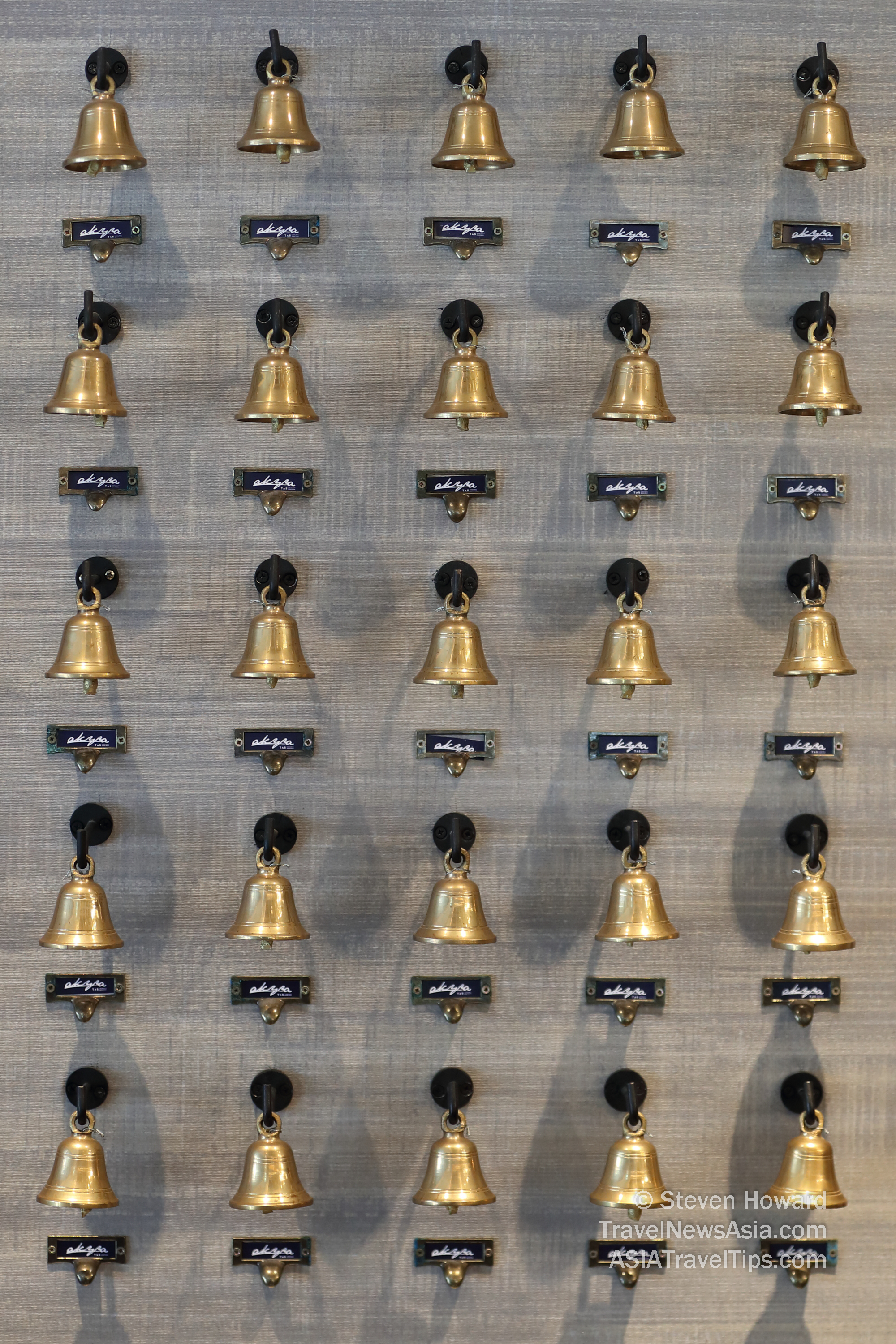 Bells at akyra TAS Sukhumvit. Picture by Steven Howard of TravelNewsAsia.com Click to enlarge.