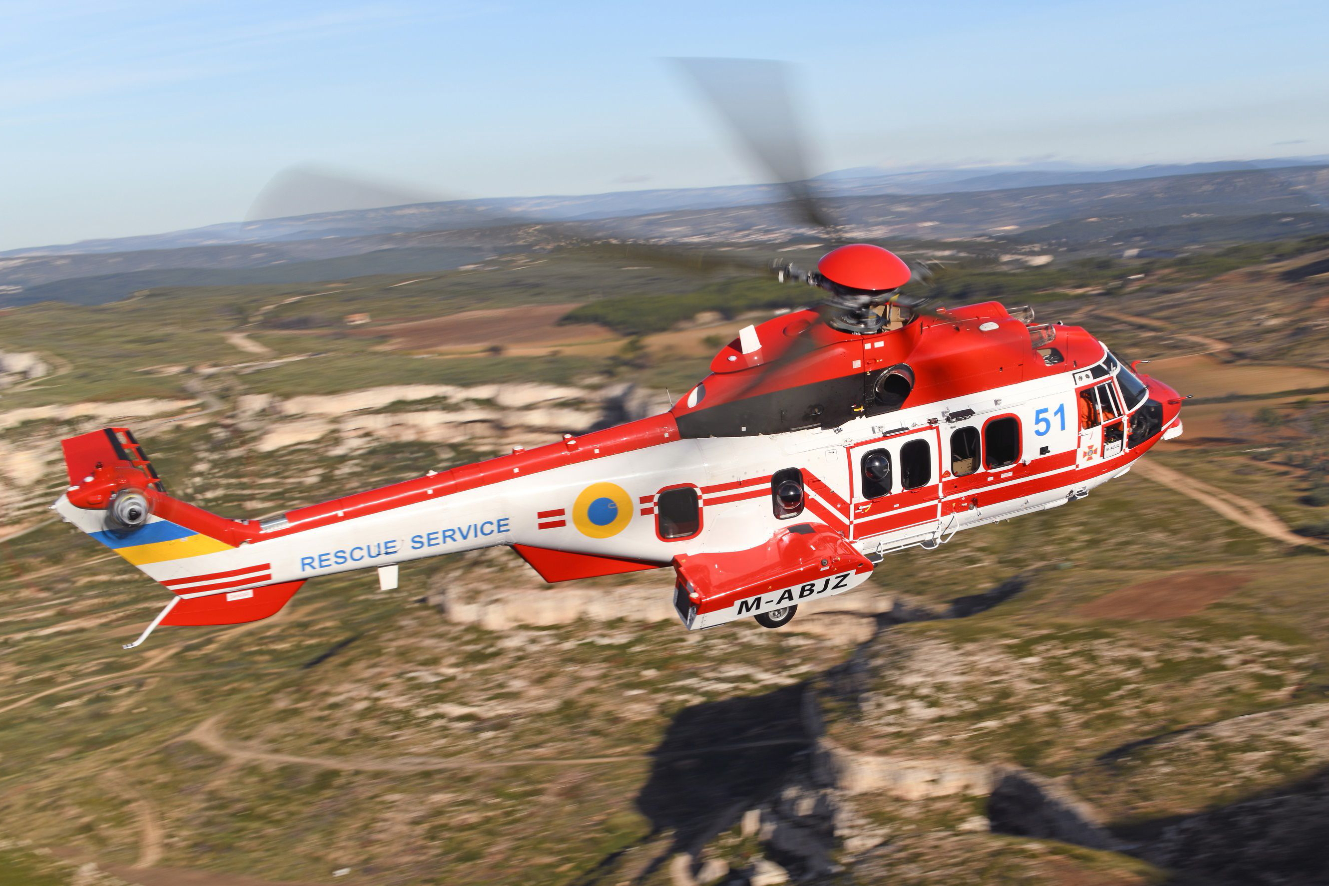 Airbus Helicopters has delivered the first two H225s, out of an order for 21 aircraft, to the Ukrainian Ministry of Interior. One aircraft is destined for search and rescue missions and the other one will be operated by the National Guard for law enforcement missions. Click to enlarge.