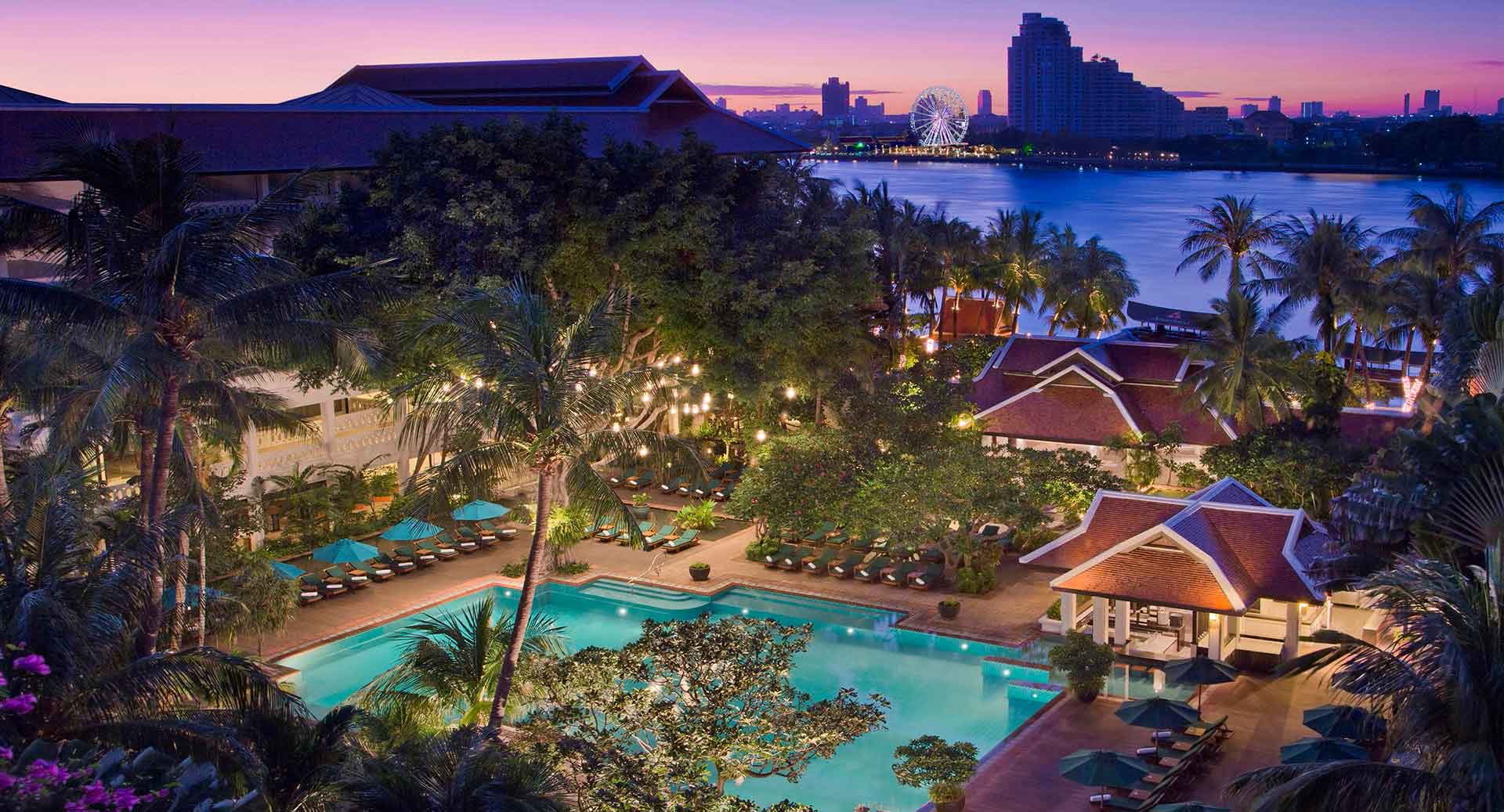 The Anantara Riverside Bangkok - a luxury resort where you can truly forget that you are in the bustling Thai capital, Bangkok. Click to enlarge.