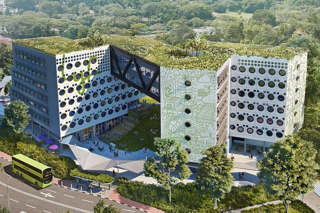 lyf one-north Singapore, Ascott's first coliving property. Click to enlarge.
