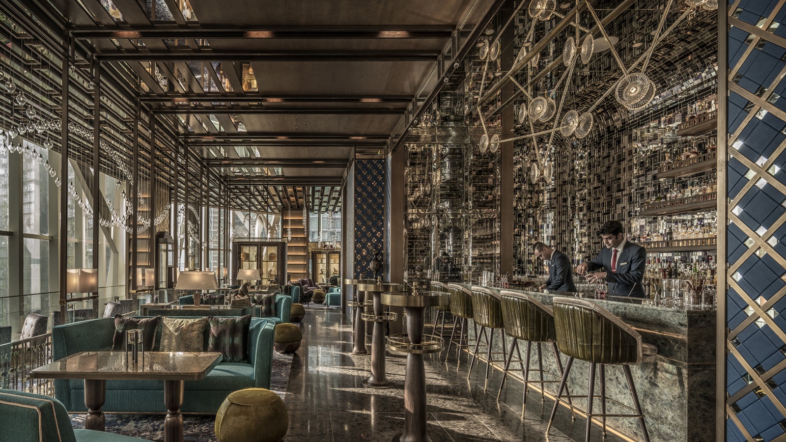 The beautifully designed Bar Trigona at Four Seasons Hotel Kuala Lumpur has won a coveted spot among Asia’s 50 Best Bars 2019, winning the Ketel One Sustainable Bar Award. The bar sources many of its ingredients directly from small, local farmers and the bartenders deploy a root-to-shoot approach, finding a use for every single part of the ingredient – right down to husks and shells. Click to enlarge.