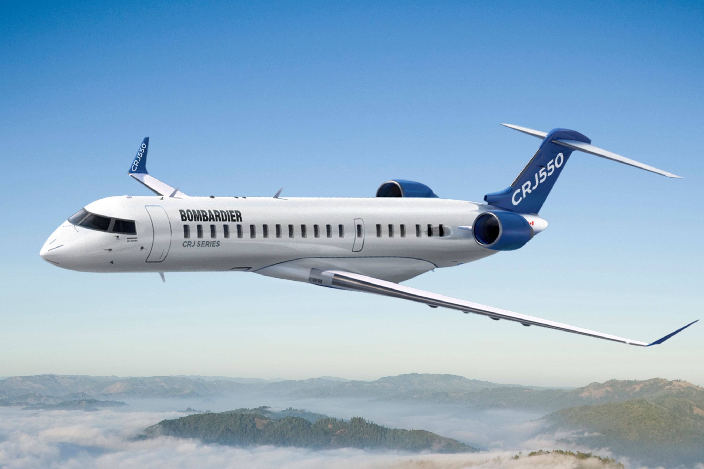 Bombardier CRJ550. Click to enlarge.