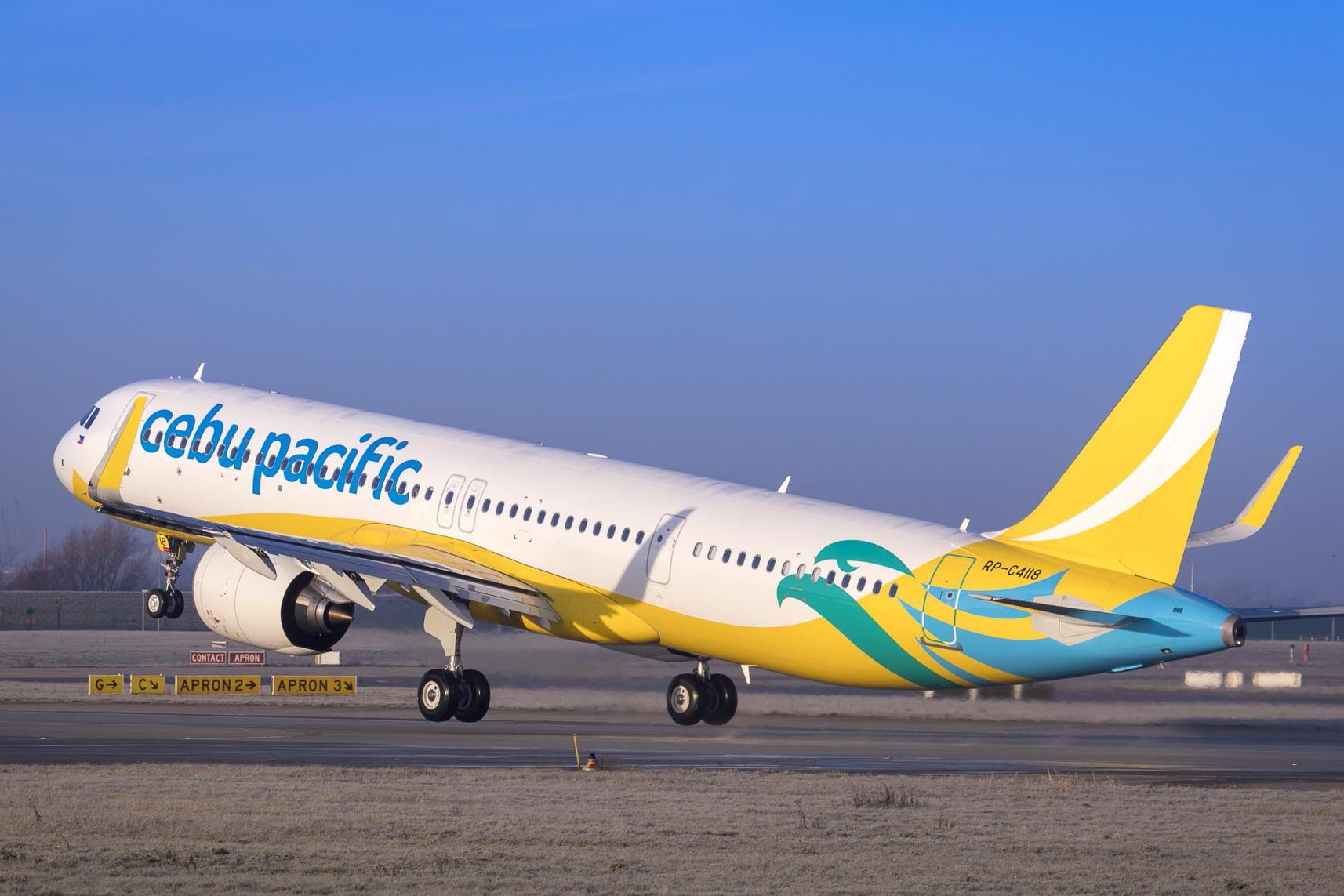 Cebu Pacific Airbus A321neo reg: RP-C4118.. Click to enlarge.