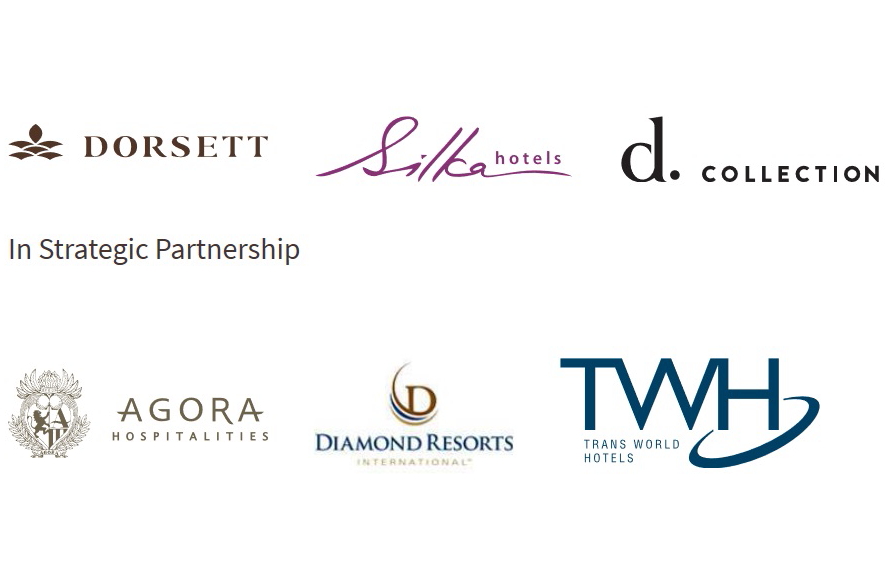Dorsett Hospitality's brands and its strategic partner brands. Click to enlarge.
