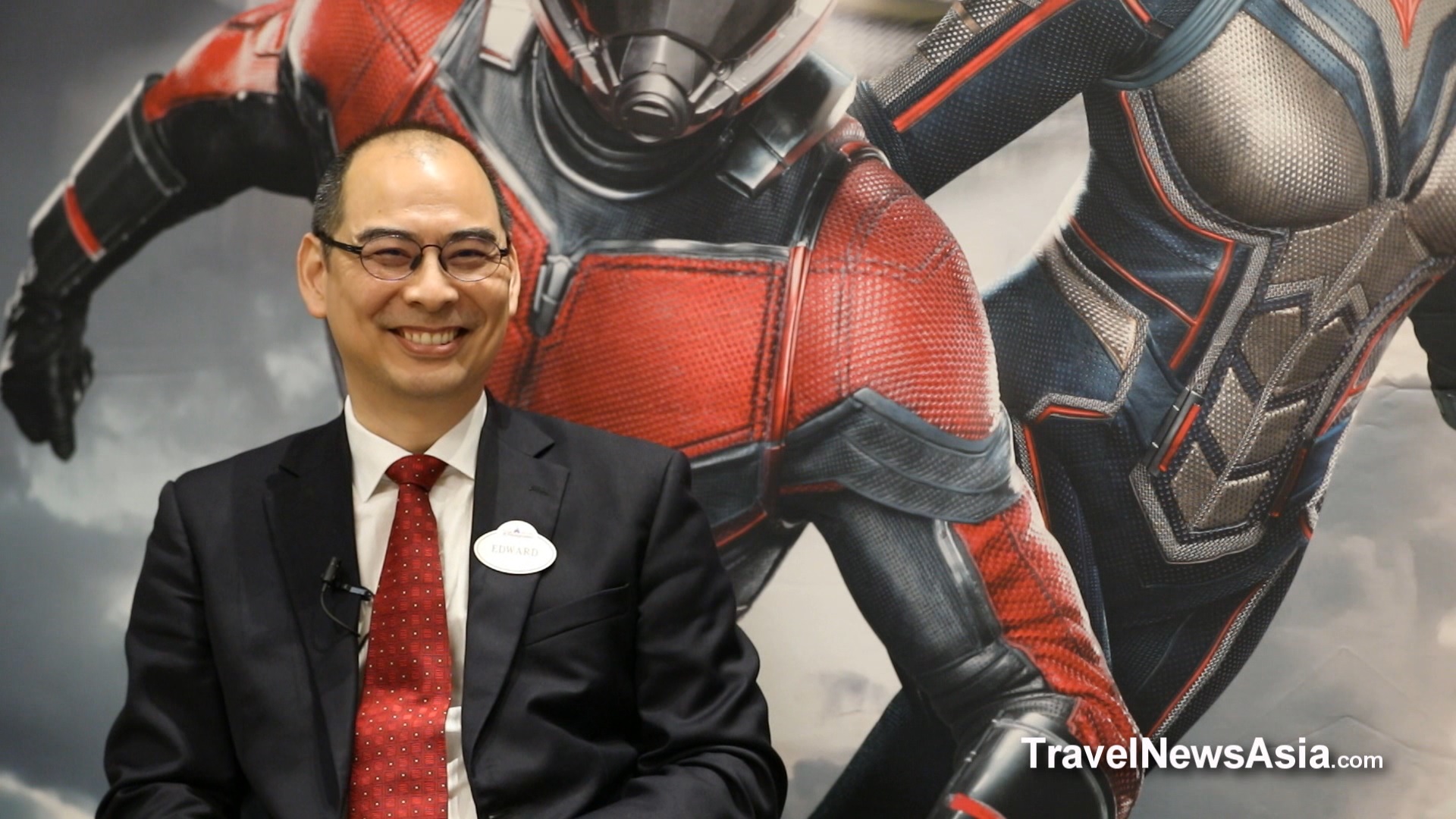 Mr. Edward Goh, Hong Kong Disneyland's Vice President - Commercial Strategy (April 2019). Click to enlarge.
