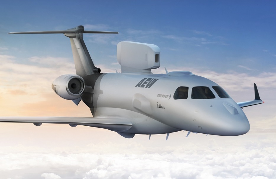Embraer Defense & Security and ELTA Systems, a subsidiary of Israel Aerospace Industries (IAI), have signed a Strategic Cooperation Agreement to jointly create the P600 AEW (Airborne Early Warning). Designed to compete in a new segment of the AEW market, the aircraft is based on the Embraer Praetor 600 business jet. The primary sensor of the P600 AEW is the IAI/ELTA 4th generation Digital Active Electronically Scanned Array (AESA) radar with integrated IFF capabilities. Click to enlarge.