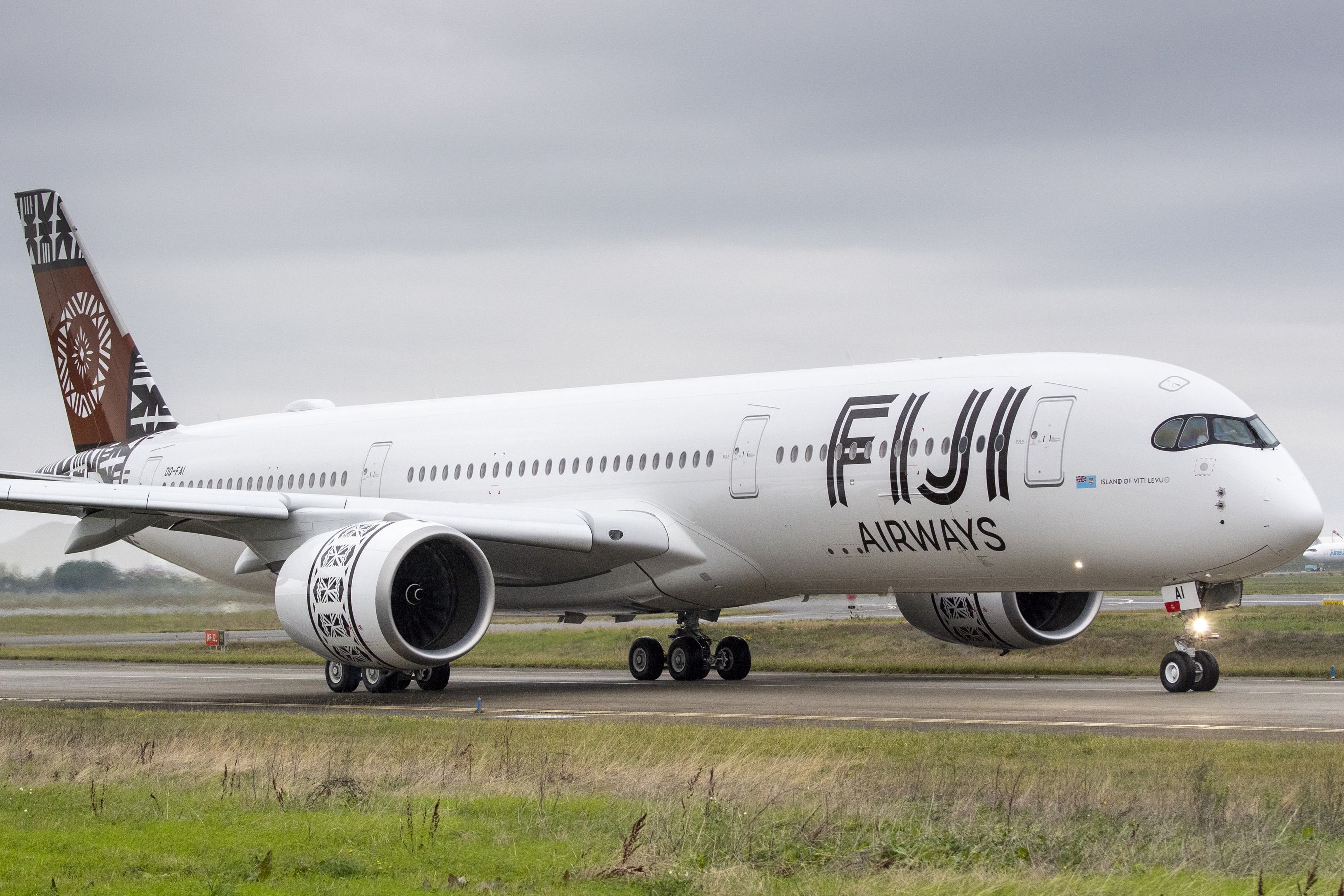 Fiji Airways Airbus A350-900 MSN299. Click to enlarge.