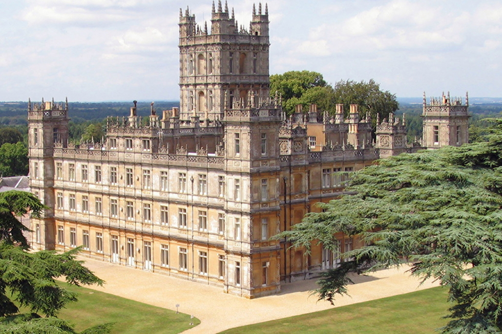 Highclere Castle in Hampshire, England. Click to enlarge.
