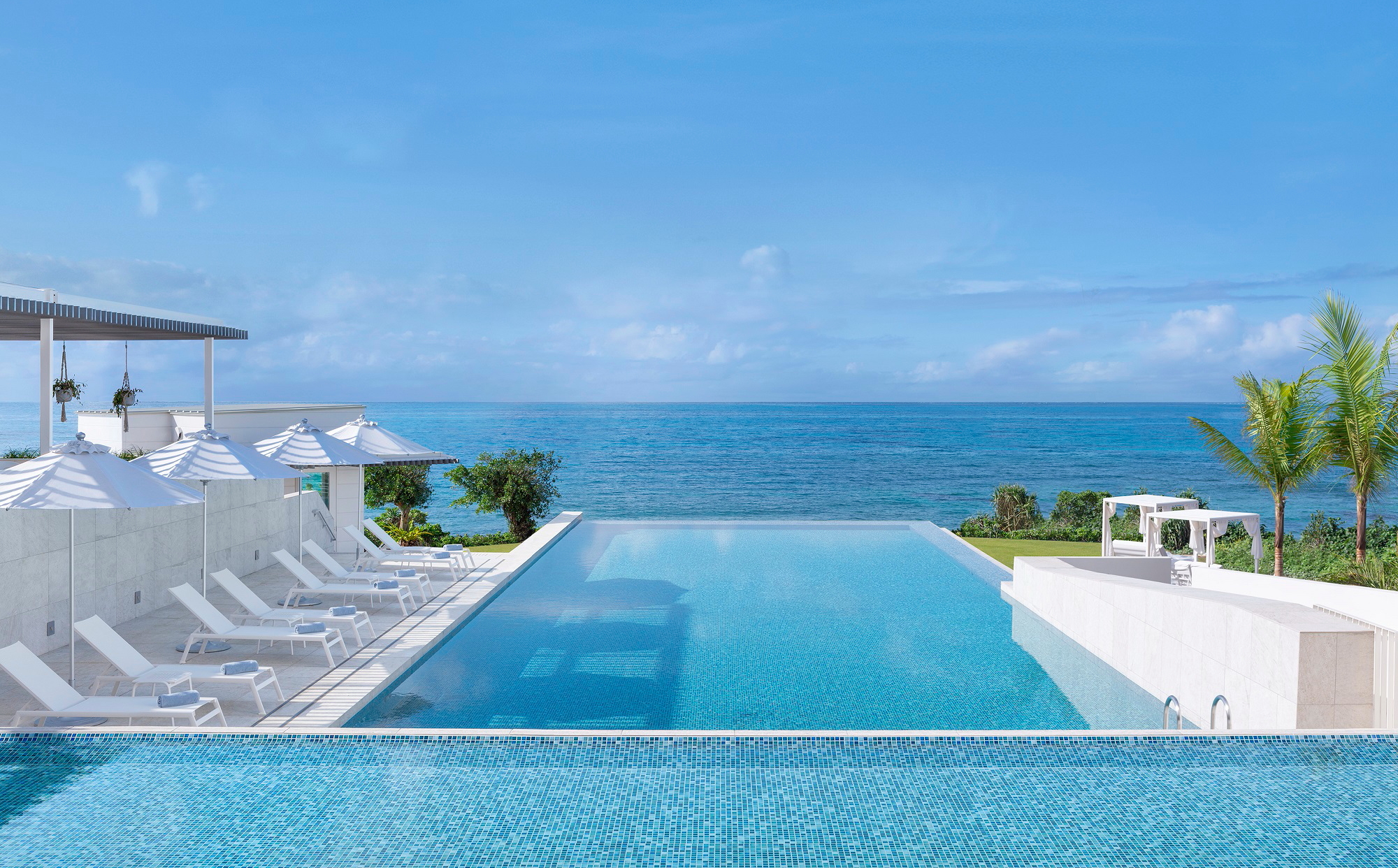 Swimming pool at the 58-room Iraph Sui, a Luxury Collection Hotel in Miyako, Okinawa, Japan Click to enlarge.