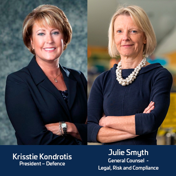 GKN Aerospace has appointed Krisstie Kondrotis as President of Defence effective 1 November, and Julie Smyth as General Counsel effective 25 November. In their new roles, both will join the GKN Aerospace Executive Committee reporting to Hans Büthker, GKN Aerospace Chief Executive Officer. Click to enlarge.