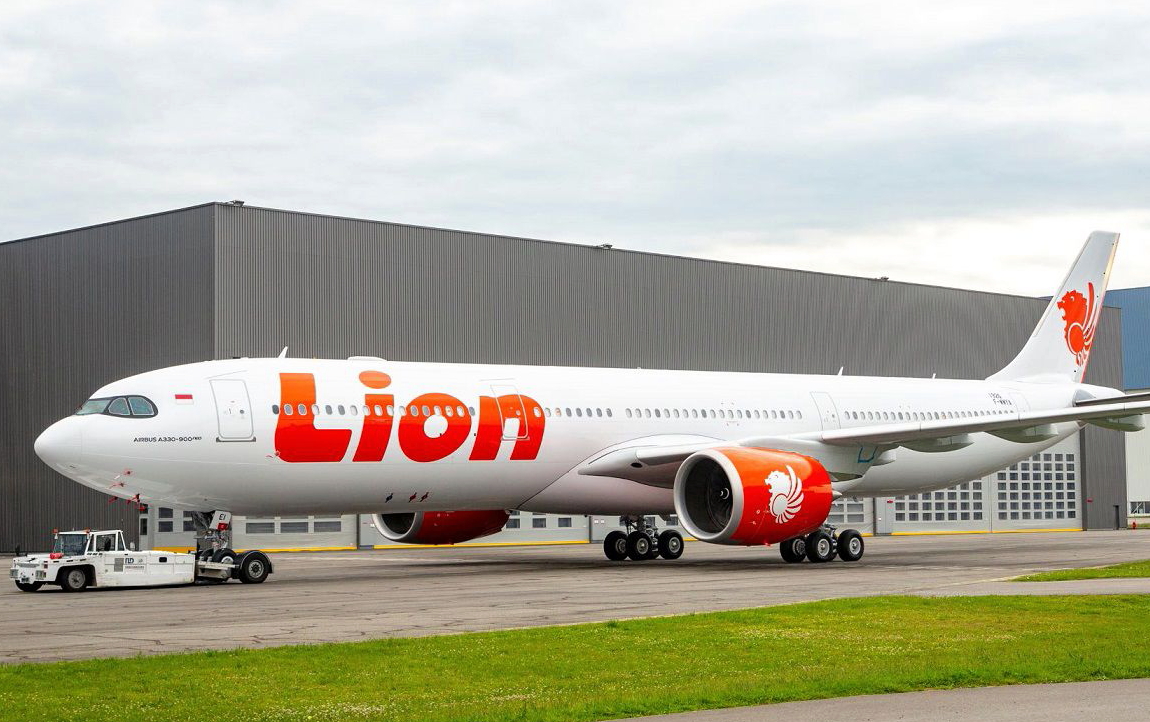 Lion Air A330-900. Click to enlarge.