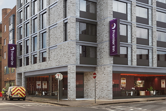 Premier Inn Dublin Gloucester Street. Click to enlarge.