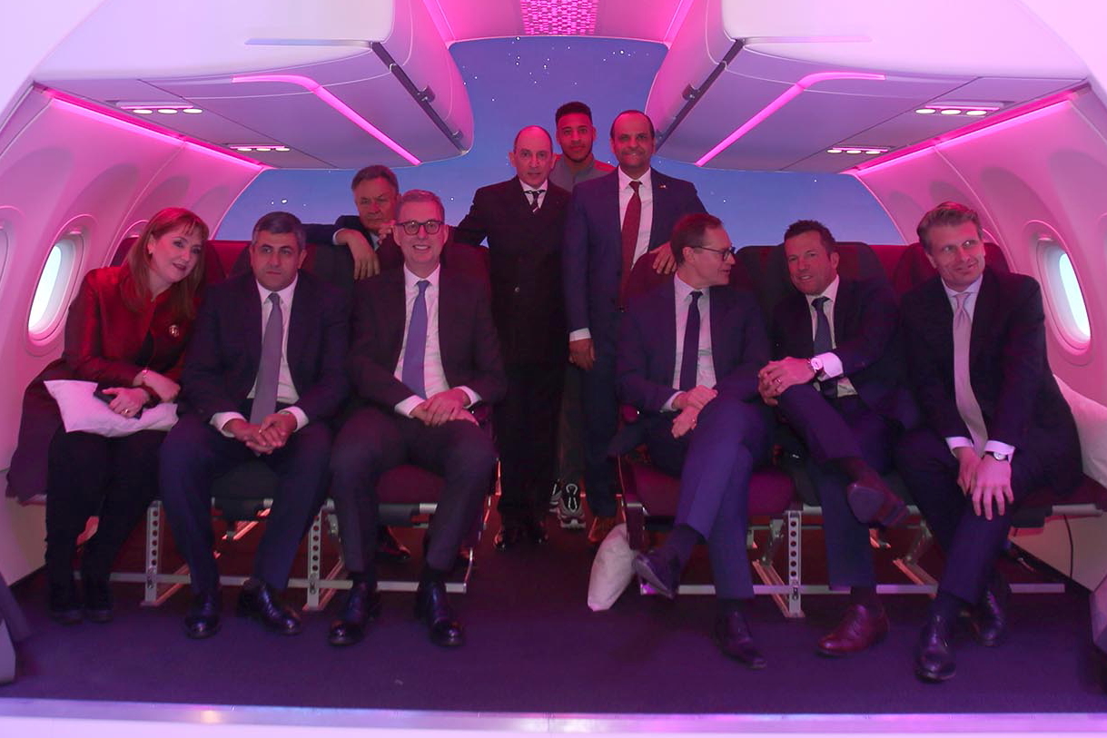 Qatar Airways used the opening day of ITB Berlin to unveil a its new Economy Class experience. Qatar Airways’ new Economy Class experience features a seat with an innovative 19-degree recline system, additional legroom, dual trays, 13.3-inch 4 K widescreens and type ‘C’ fast charging USB port. Click to enlarge.