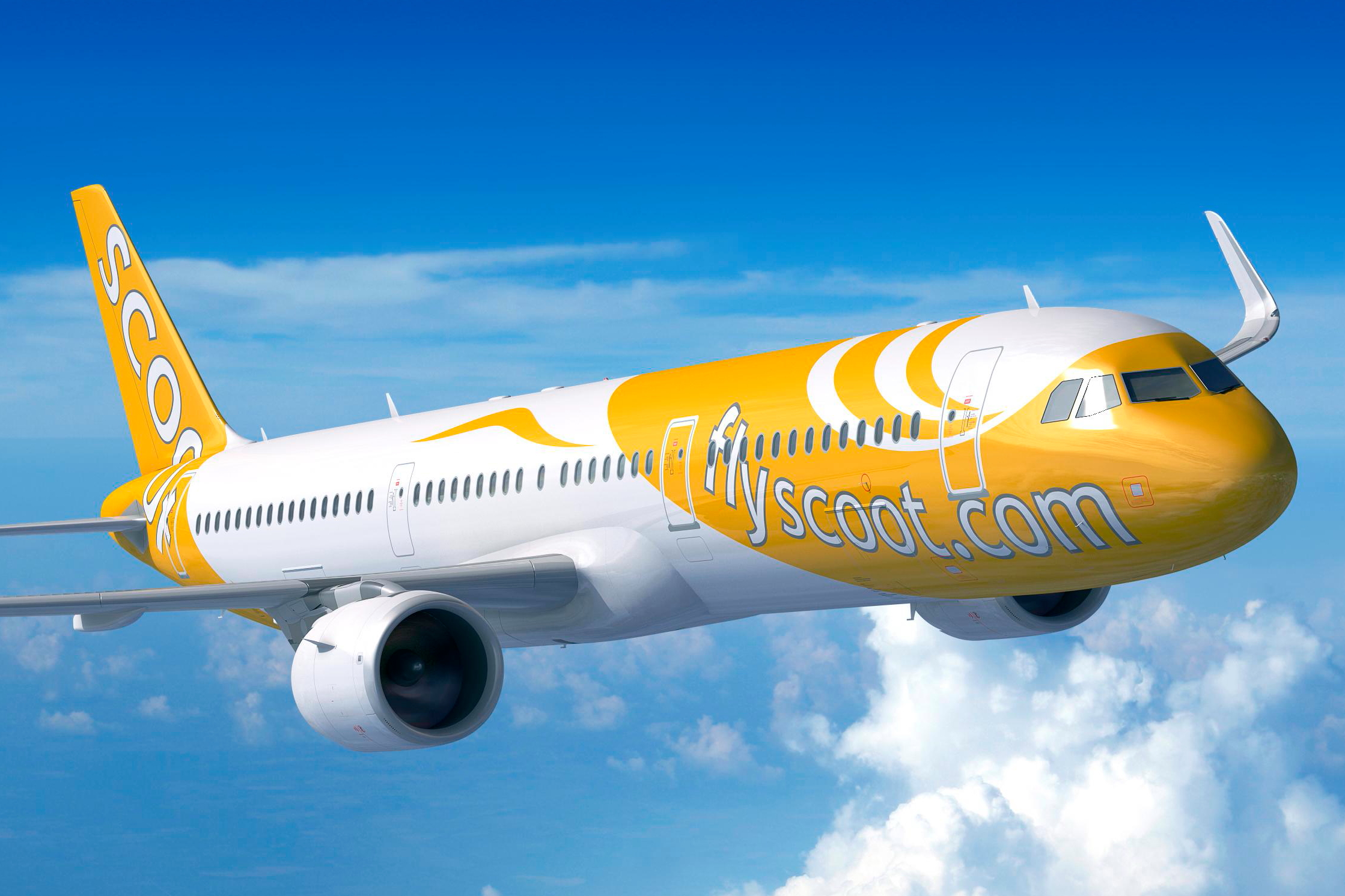 Scoot Airbus A321neo. Click to enlarge.