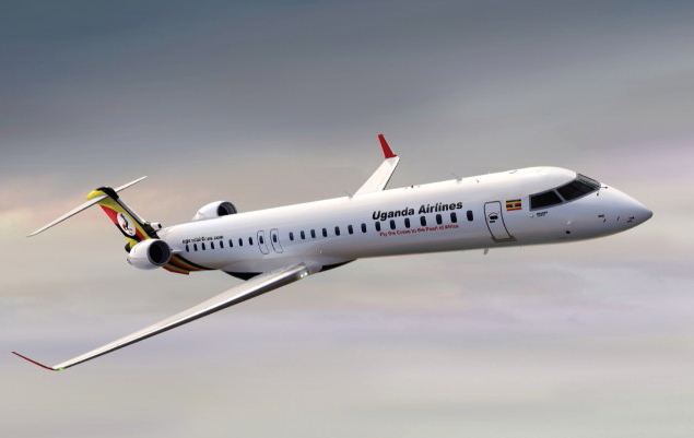 Uganda Airlines CRJ900. Click to enlarge.