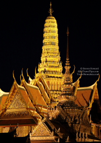 Part of the Grand Palace in Bangkok, Thailand. Bangkok has overtaken Jakarta as Changi Airports busiest route.