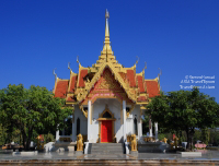 Beautiful temple in Ubon Ratchathani, Thailand